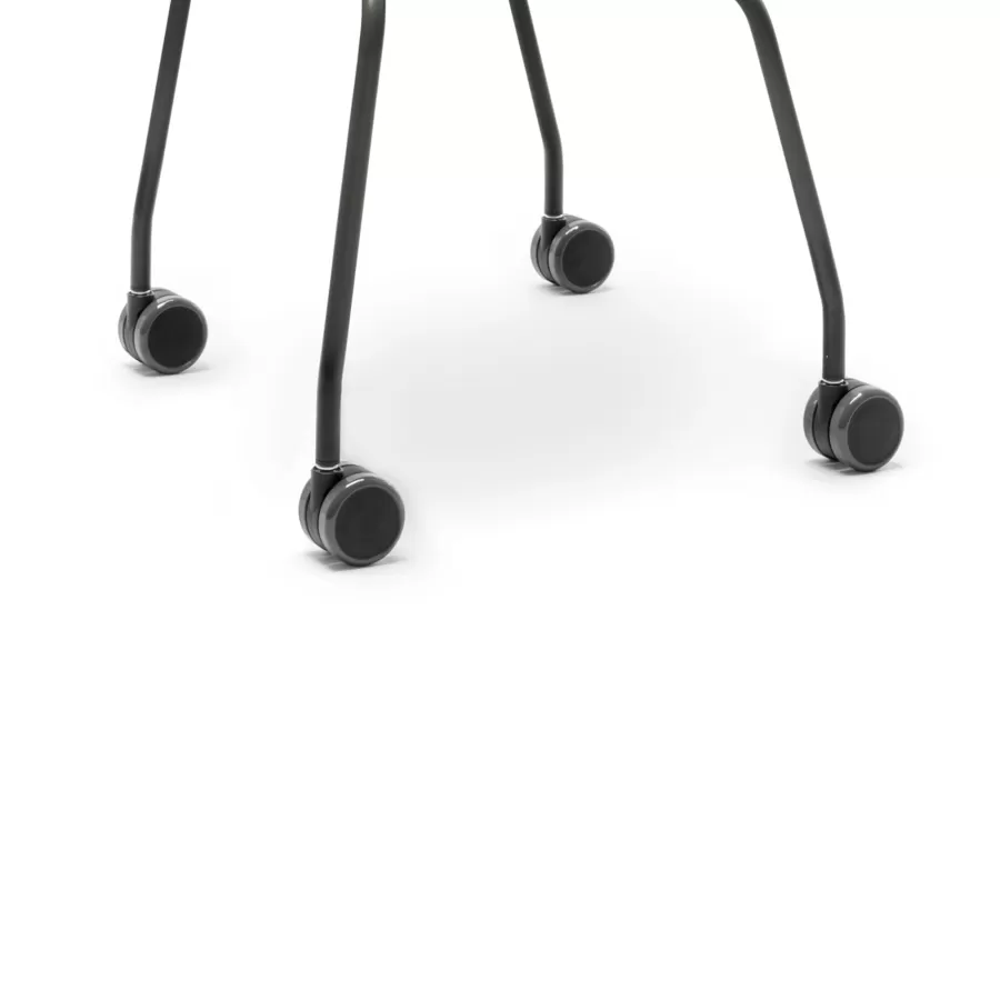 FLÖTOTTO - PRO CHAIR – Vierbeingestell mit Rollen und Tablar