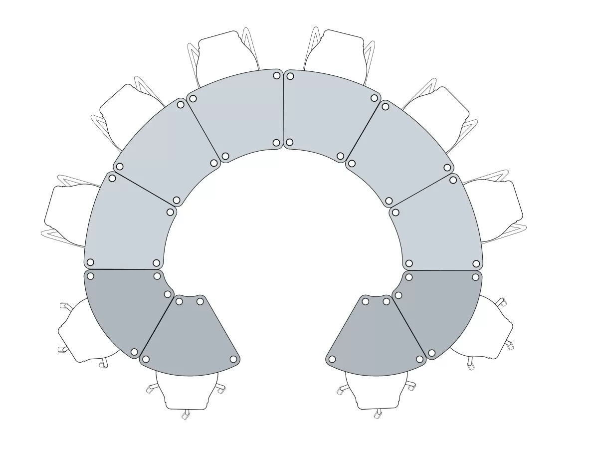 FLÖTOTTO - FLEX TABLE Segment 300