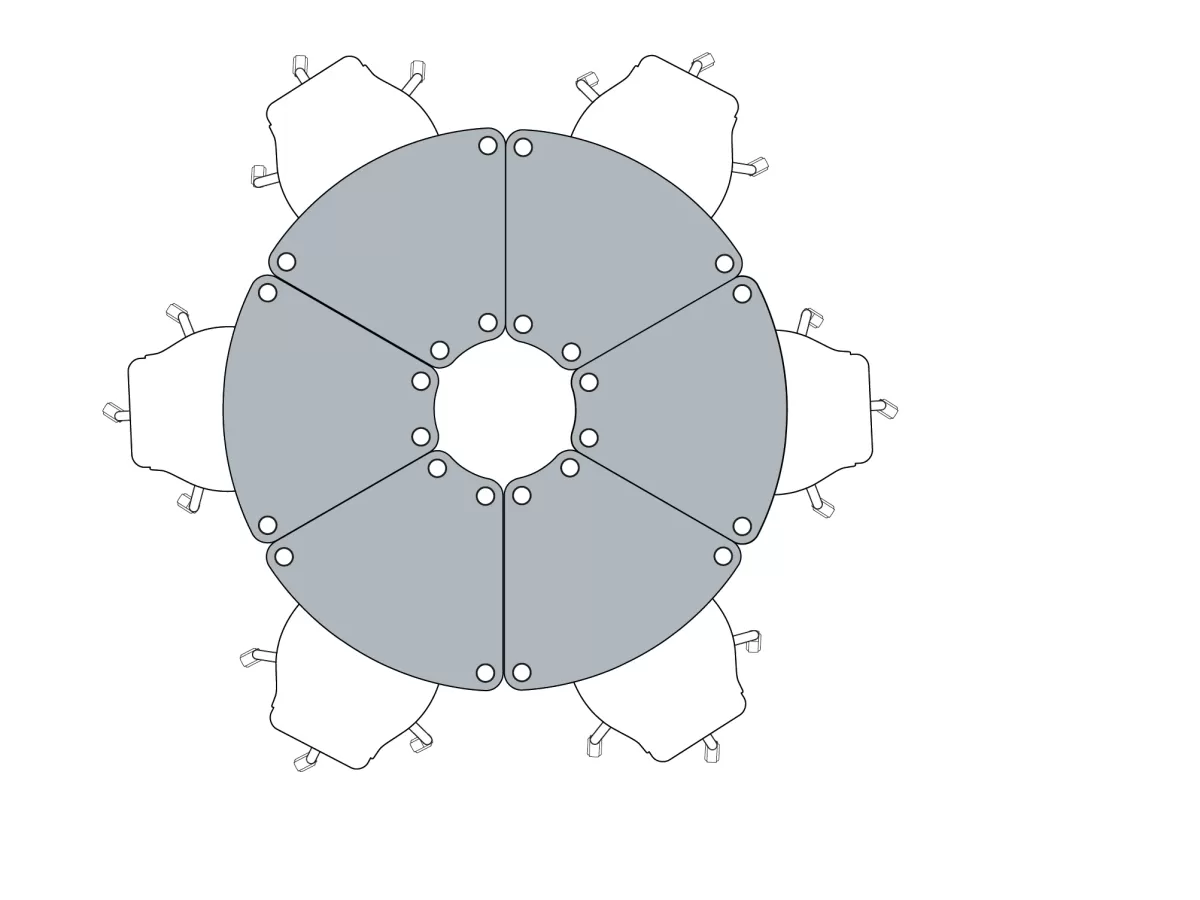 FLÖTOTTO - FLEX TABLE Segment 300