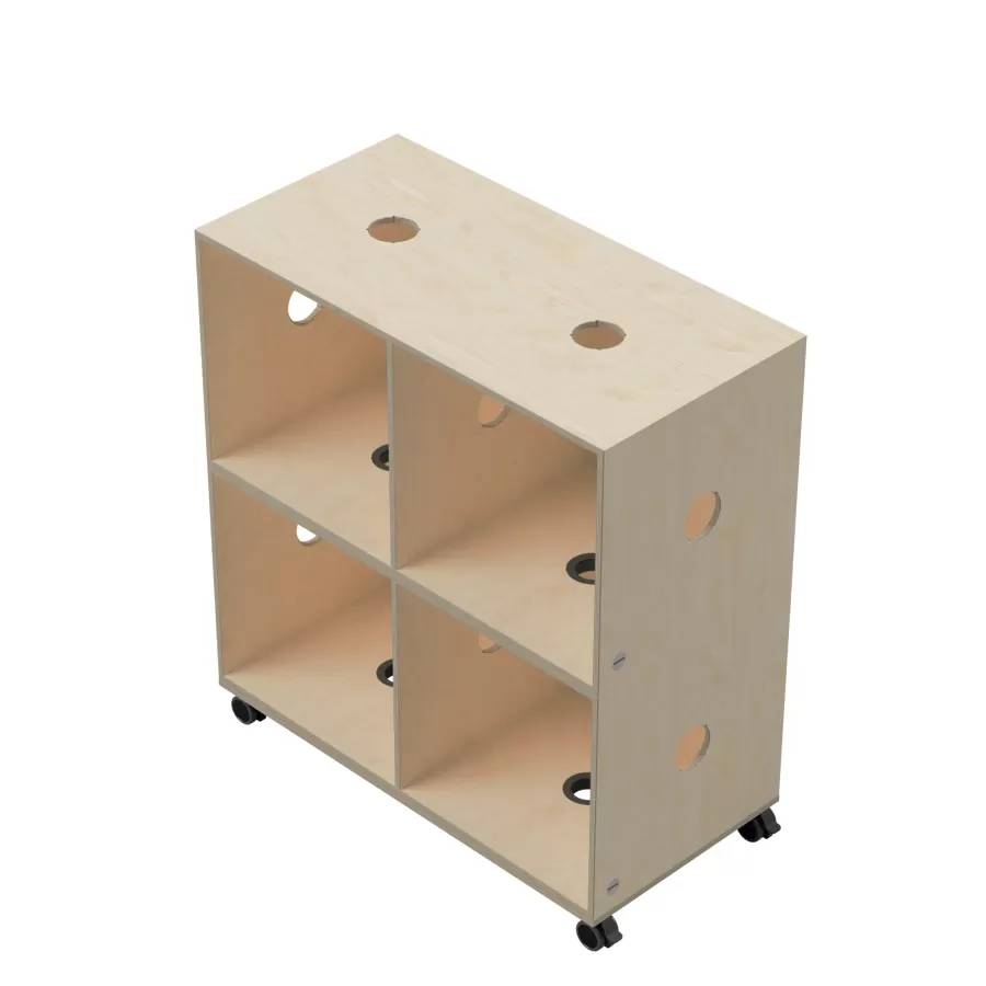 ACTIVE BOX 2, na ACTIVE BOX 2, na ACTIVE pojízdný podstavec FLÖTOTTO - ACTIVE Rolluntersätze