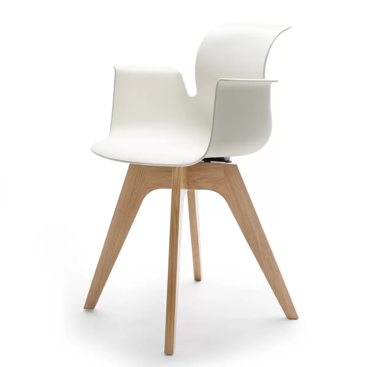 FLÖTOTTO - PRO ARMCHAIR – Vierstern-Holzgestell