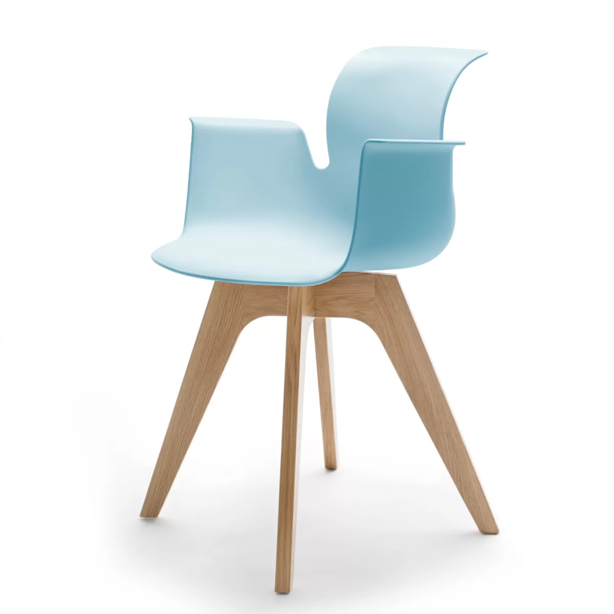 FLÖTOTTO - PRO ARMCHAIR – Vierstern-Holzgestell
