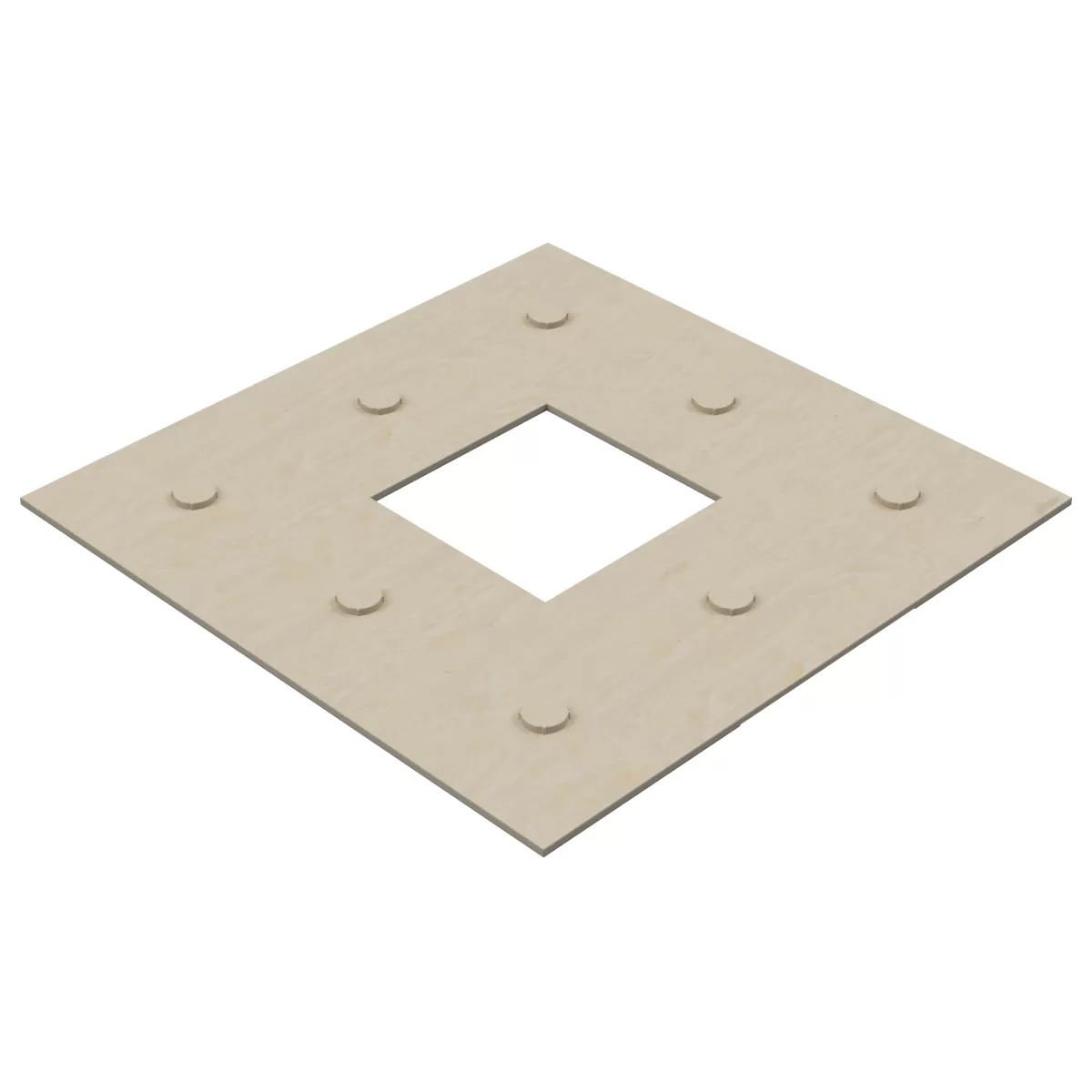 FLÖTOTTO - ACTIVE Steckbaustein-Platte 120x120