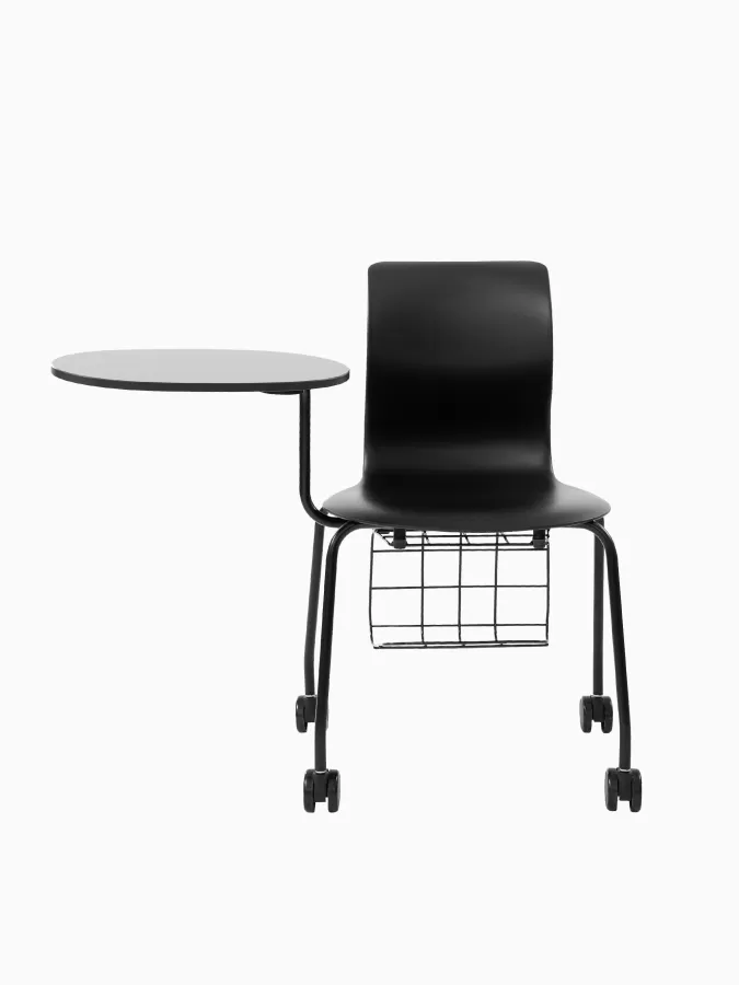 FLÖTOTTO - PRO CHAIR – Vierbeingestell mit Rollen und Tablar
