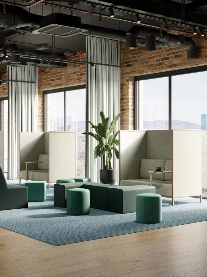 FLÖTOTTO - Profilsystem 2-Sitzer Sofa Hochlehne